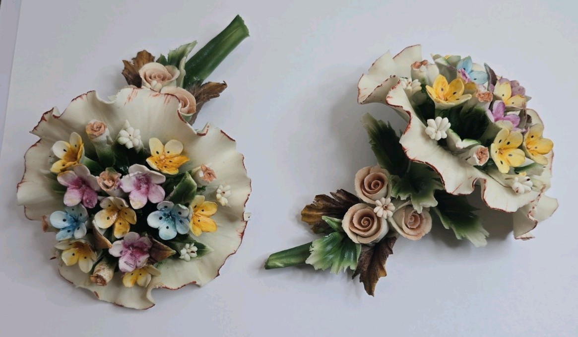 Vintage Capodimonte Flowers  