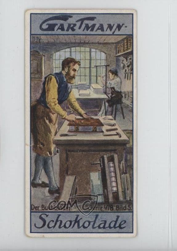 1916 Gartmann Album 16 Der Buchbinder #478-5 15ia