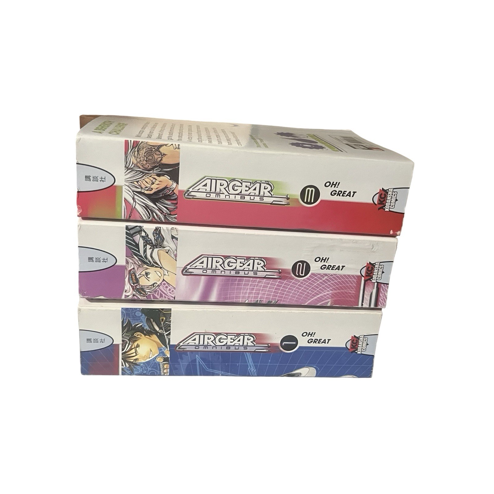 Air Gear Omnibus 1-3 Manga English Oh Great Comic Book OOP Kodansha