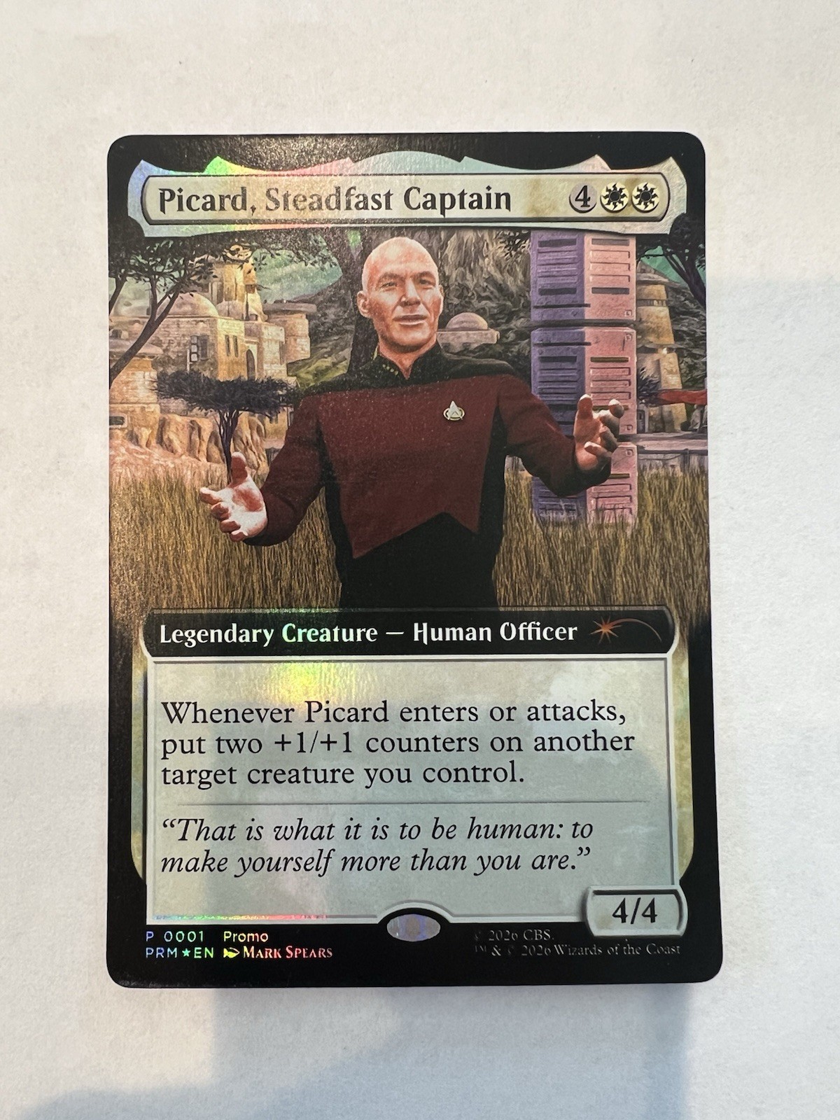 2026 Magic the Gathering - Picard, Steadfast Captain (MINT) Foil - Star Trek