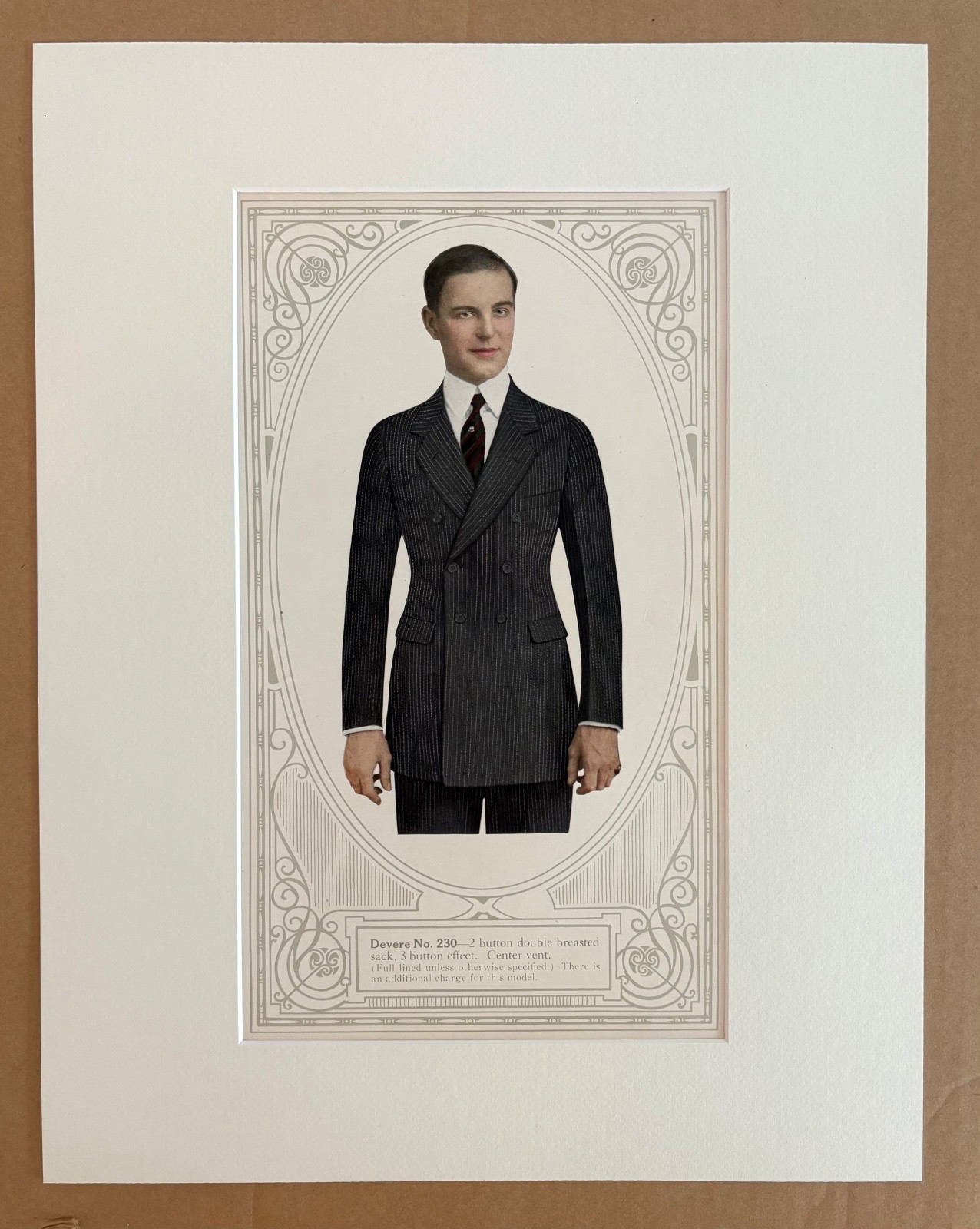 Antique Men\'s Print  from \