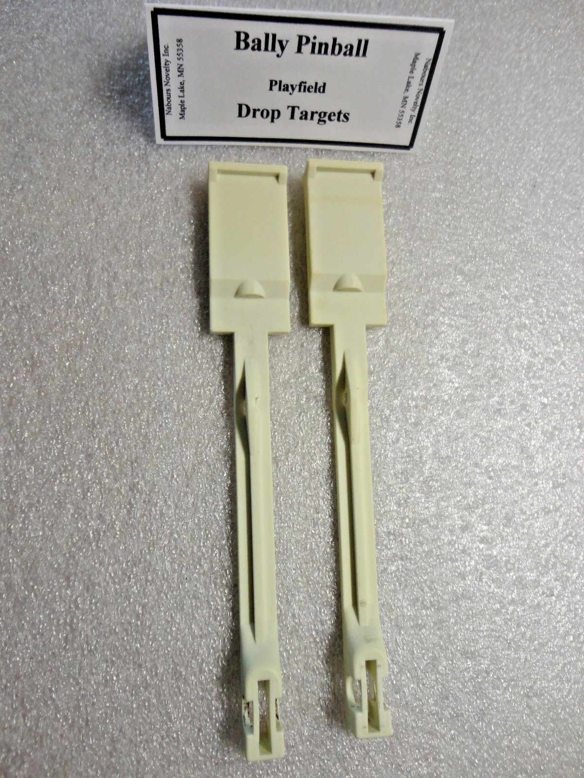 Bally Pinball, Used  Drop Targets. White With Tops, Match Your Targets