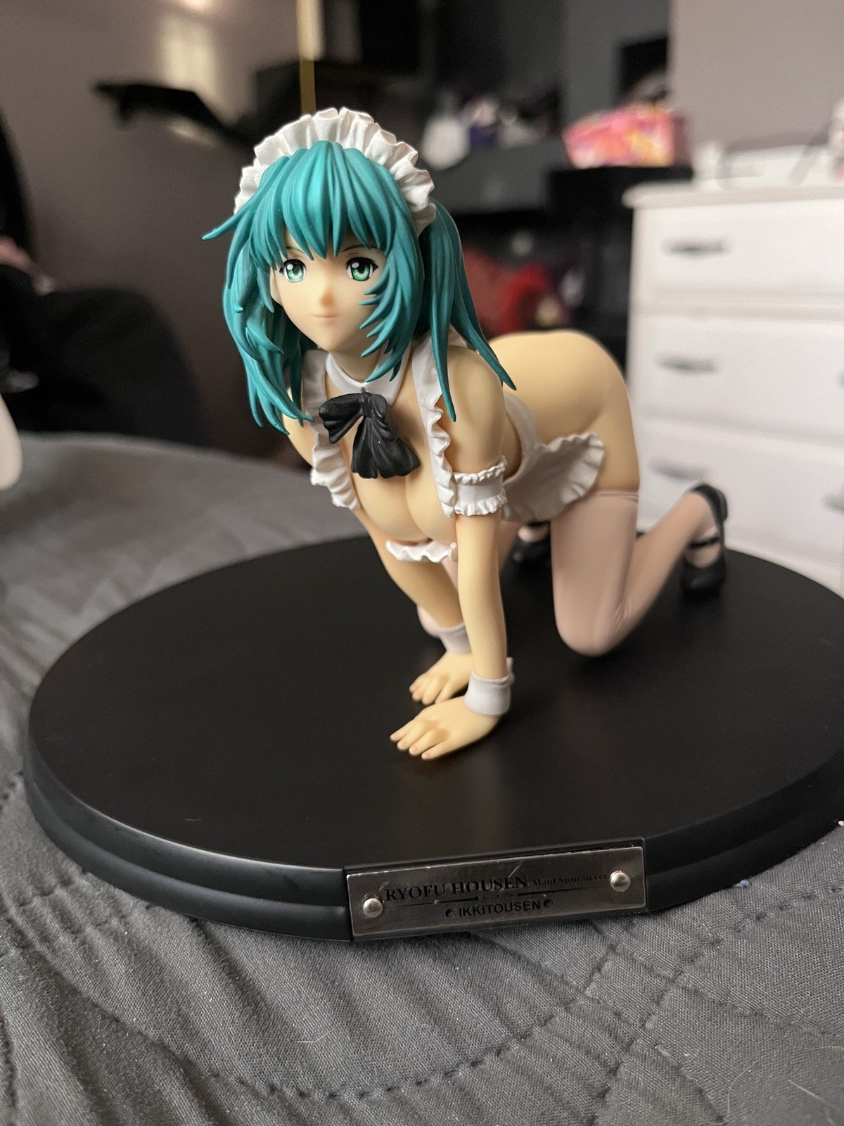 Ryofu Housen figurine maid suntan version ikki tousen READ DESC Ryofu Housen figurine maid suntan version ikki tousen READ DESC