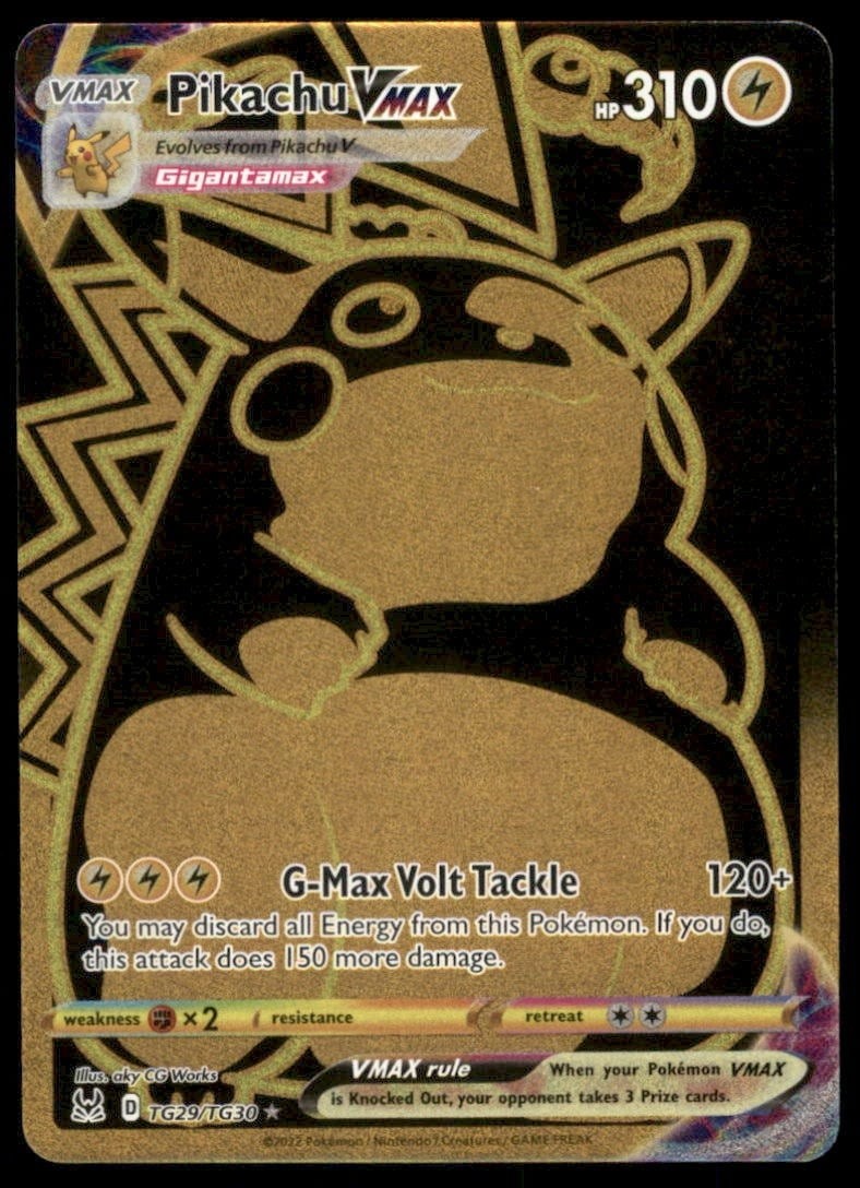 Pikachu VMAX Normal TG29 Secret Rare Lost Origin EN NM