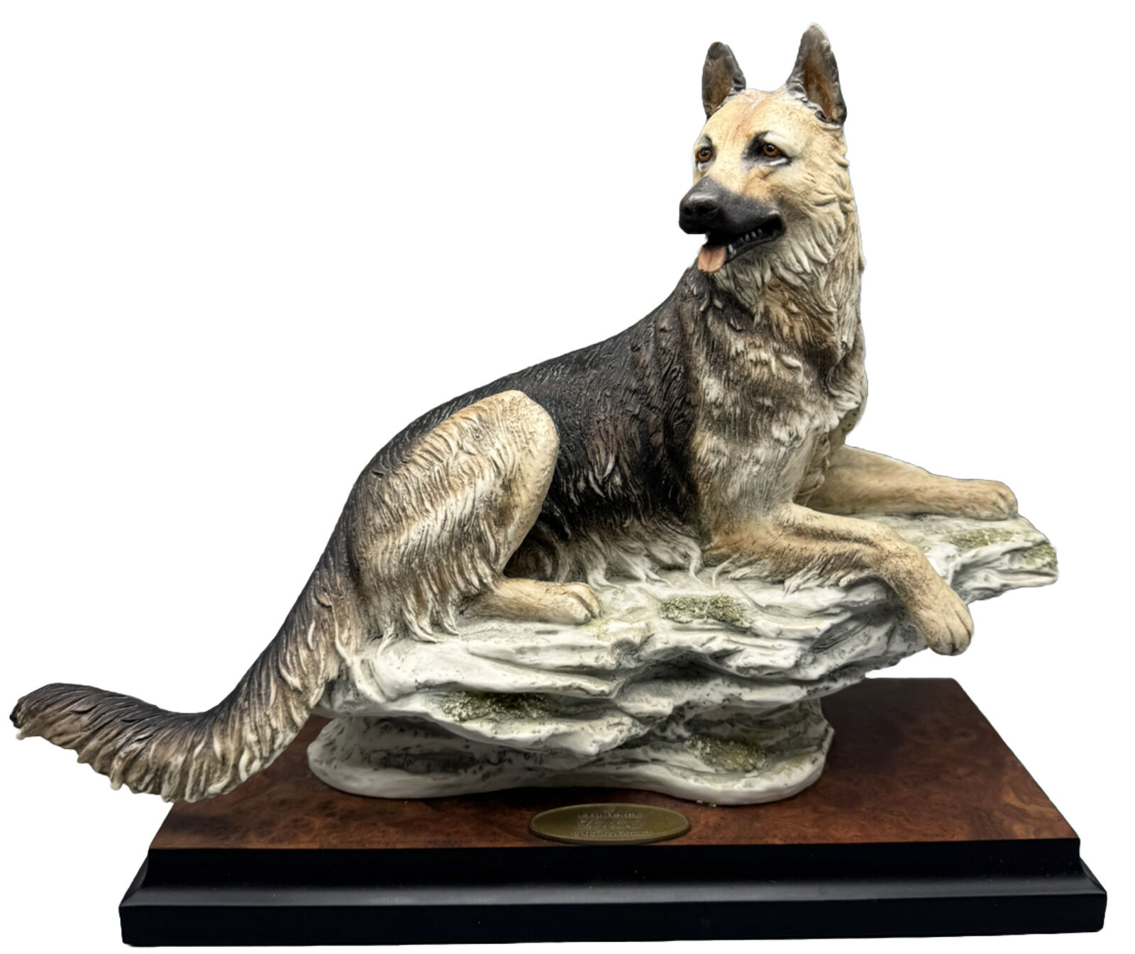 Florence “Shepherd” Giuseppe Armani German Shepherd Dog Sculpture Statue RARE