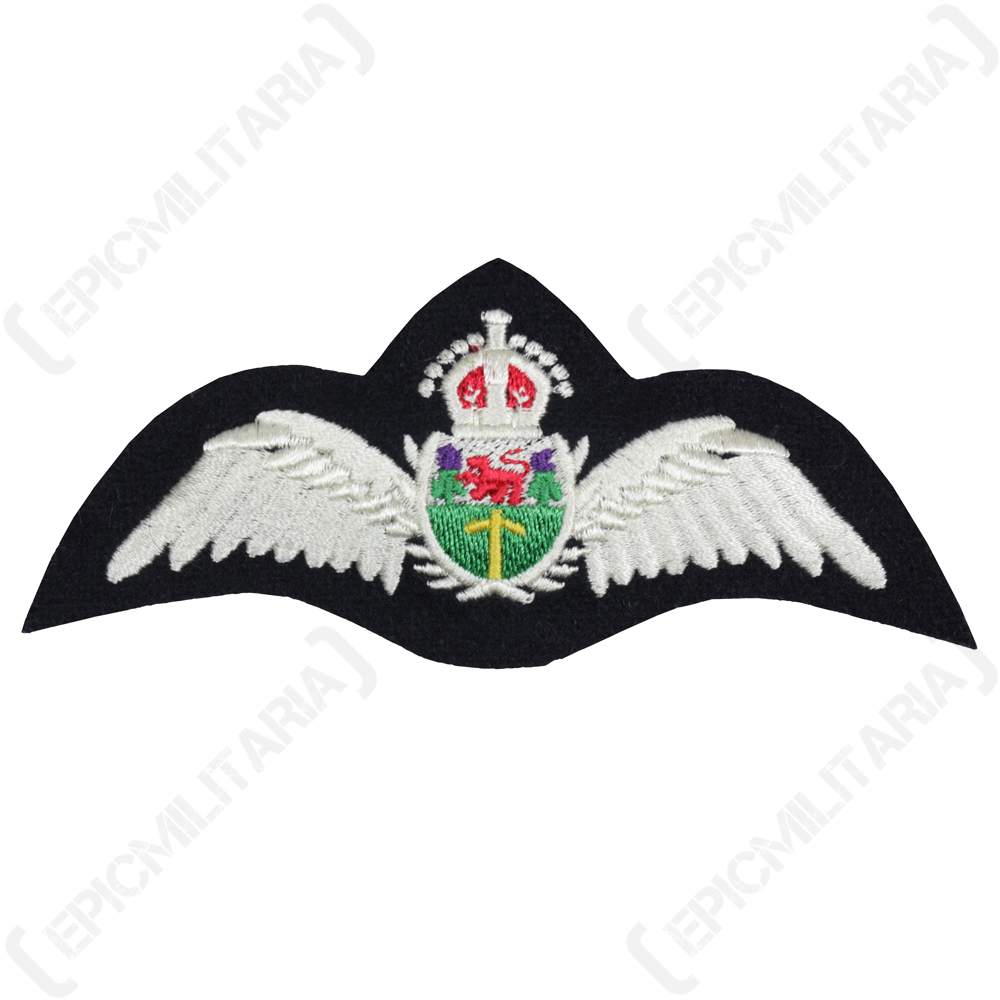 Rhodesian Air Force PILOT WINGS - Quality SRAF Padded Uniform Patch WW2 Repro