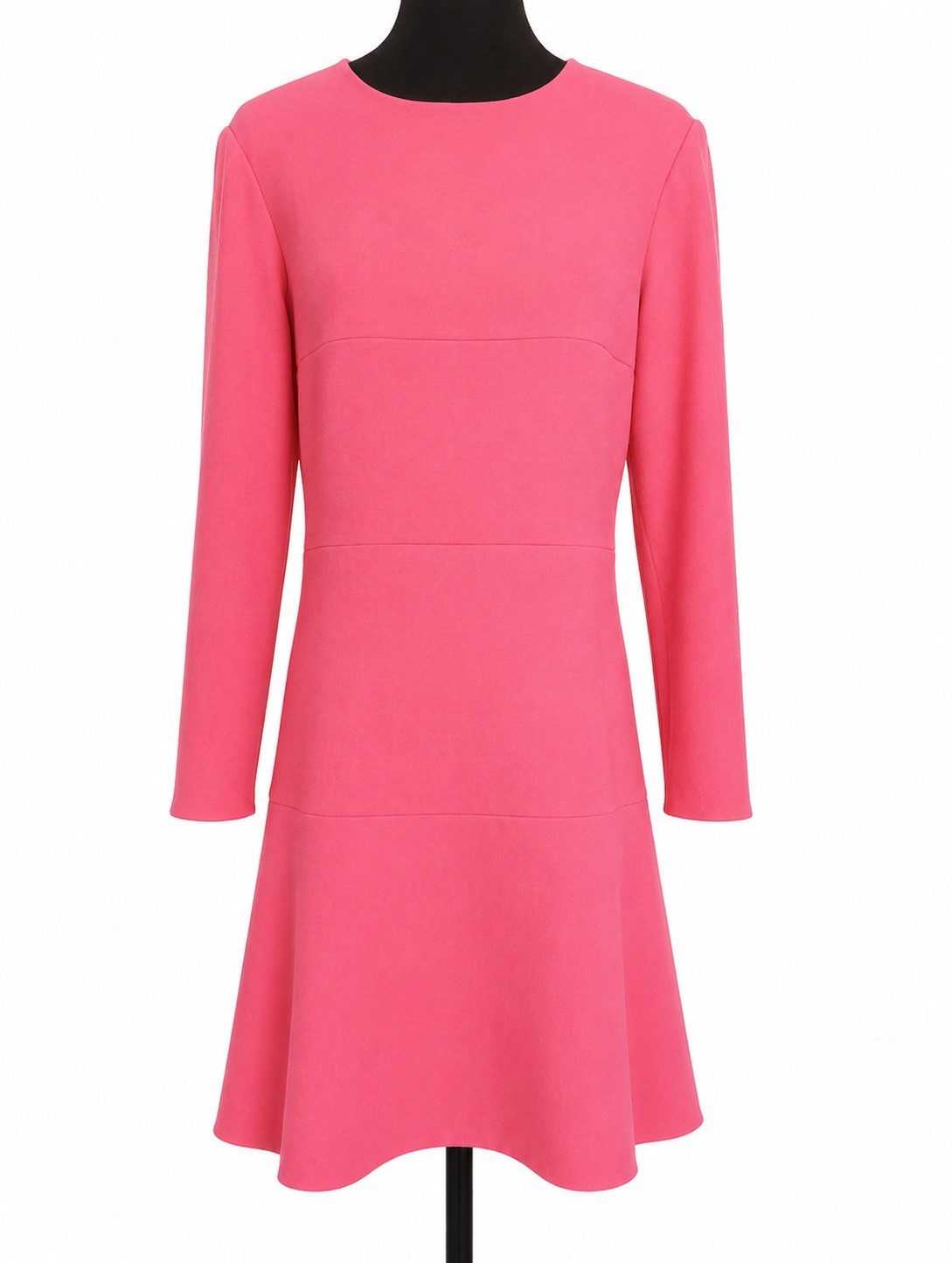 Oscar de la Renta Women’s Pink Wool Dress, Size 2, Long Sleeve, NWT Oscar de la Renta Women’s Pink Wool Dress, Size 2, Long Sleeve, NWT