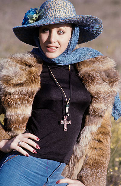 Spanish actress and singer Norma Duval during a photo shoot Ma- 1977 Old Photo