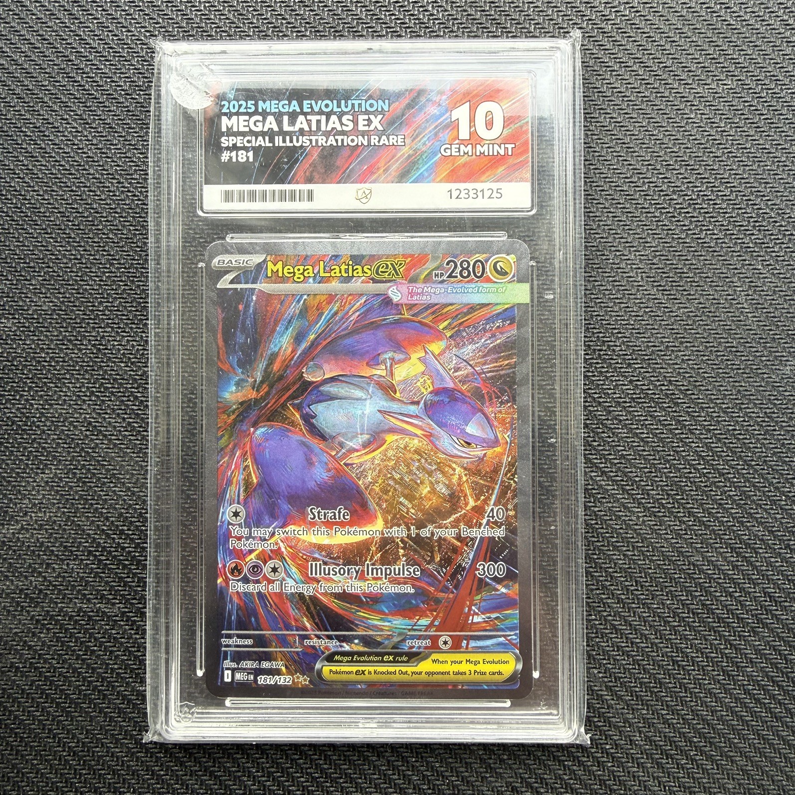 Pokemon TCG Mega Latias EX 181/132 Mega Evolution Gem Mint ACE 10