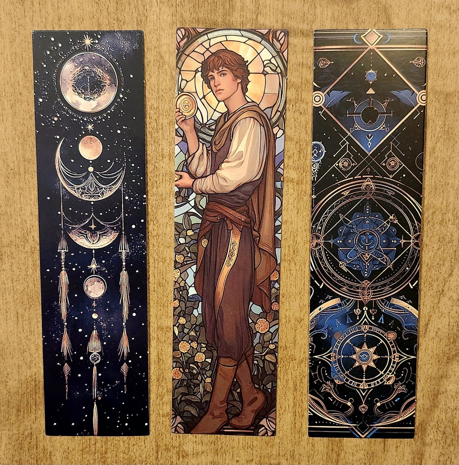 Bookmark Set of 3, Tarot Card \