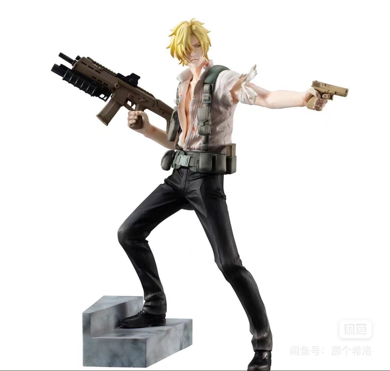 MegaHouse G.E.M Banana Fish Aslan Jade Callenreese PVC Painted Figure In Stock