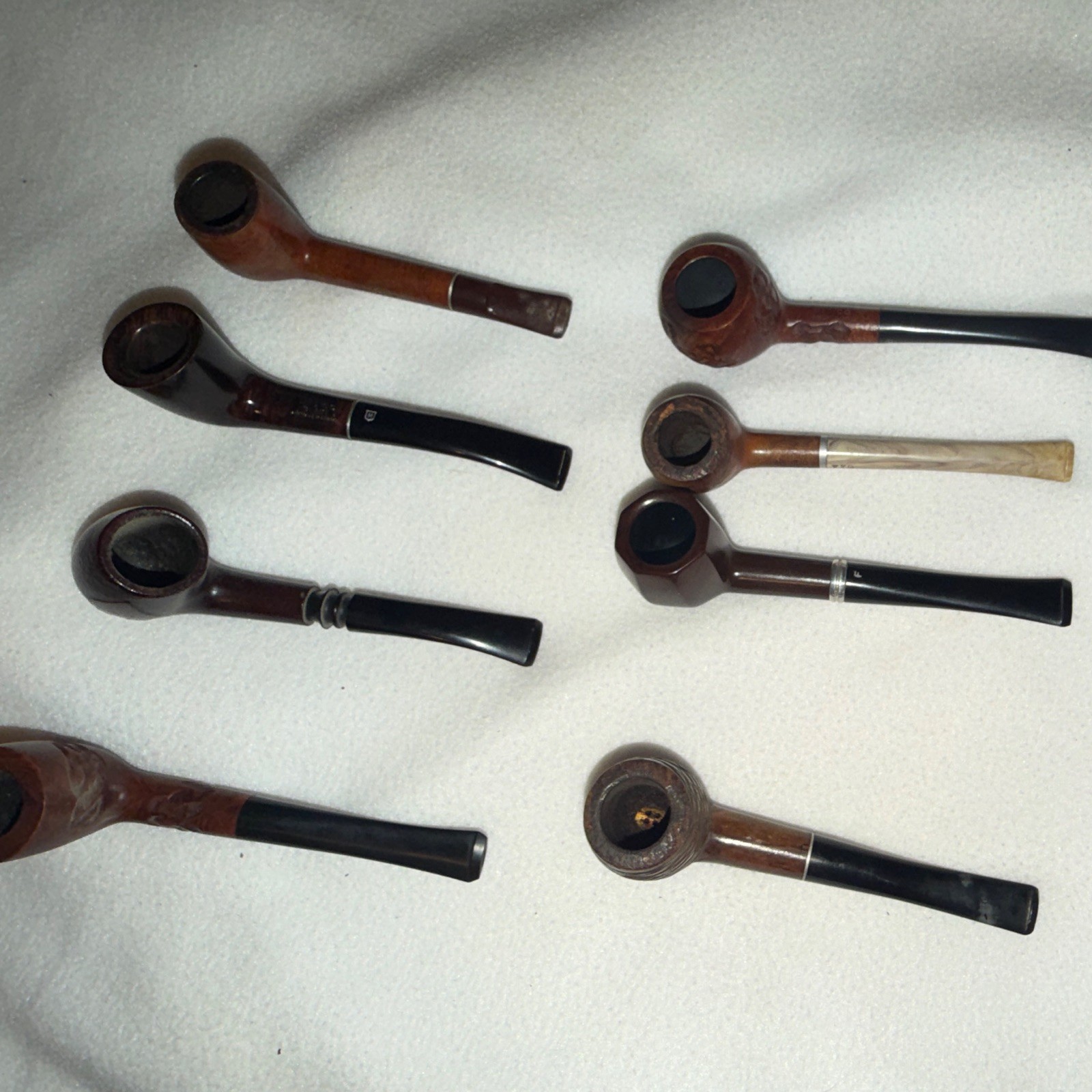 Vintage Medico Pipes Collection Set Of 8 Vfg ￼
