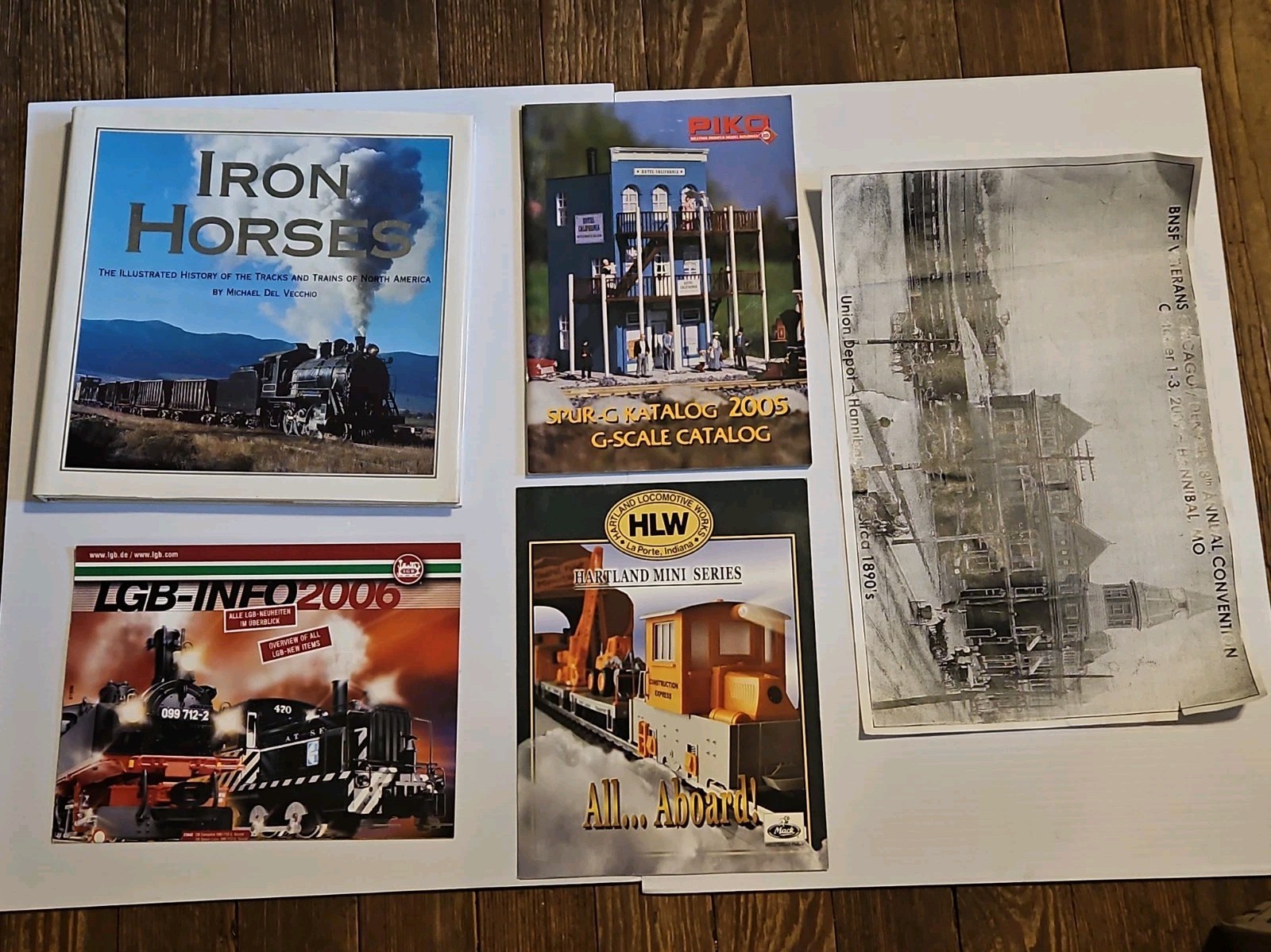 5 Mixed Lot Train/Railroad Hardcover Catalogs Publications BNSF Convention Copy 5 Mixed Lot Train/Railroad Hardcover Catalogs Publications BNSF Convention Copy