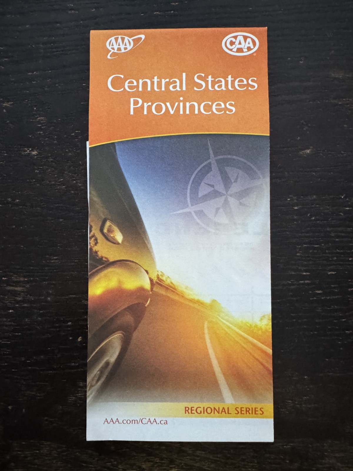 AAA Road Map-The Map of Regional Series-Central-14 States-5 Canada Province 2018