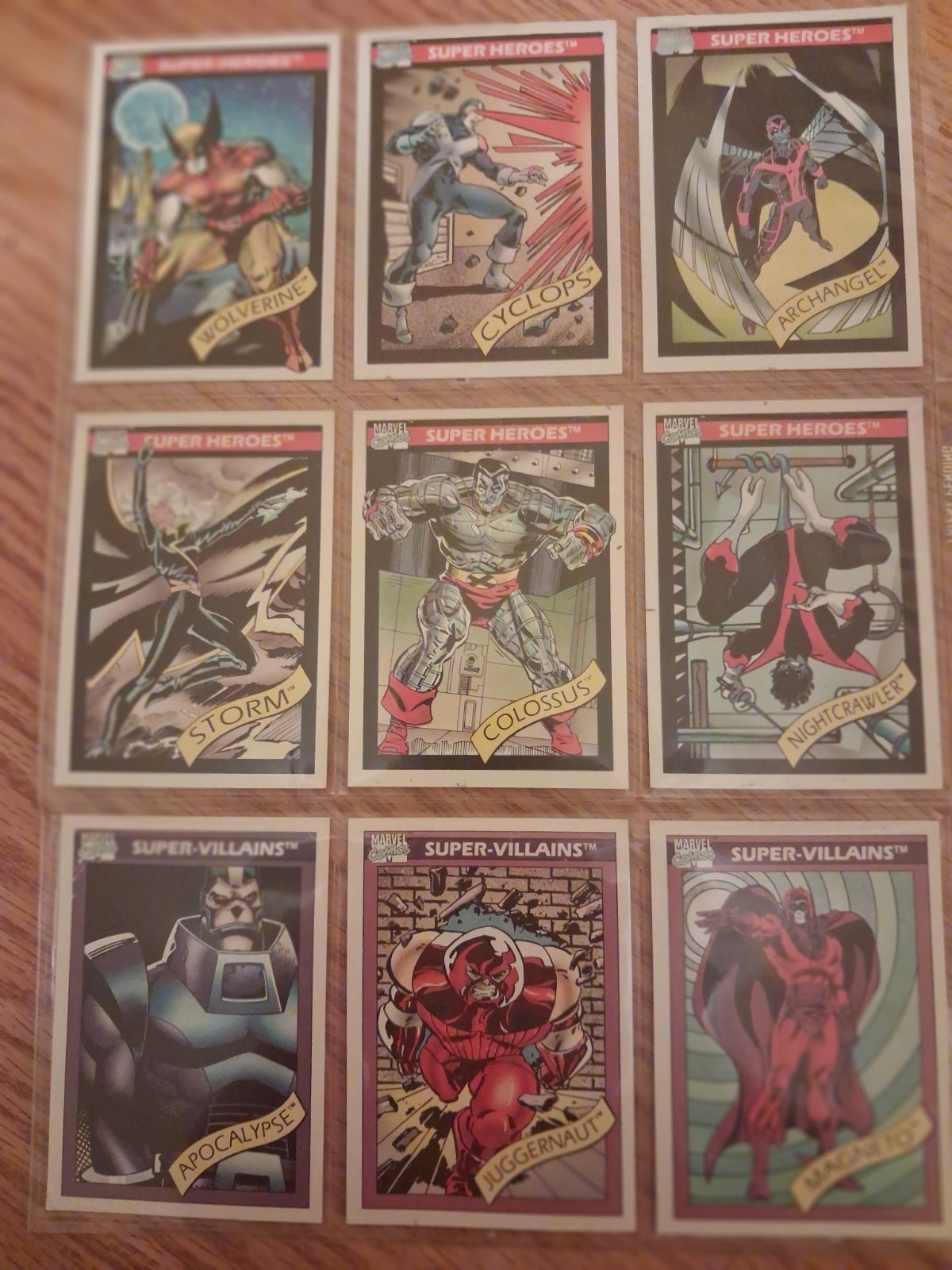 Complete Set Of Impel Toybiz Promo Cards 1991