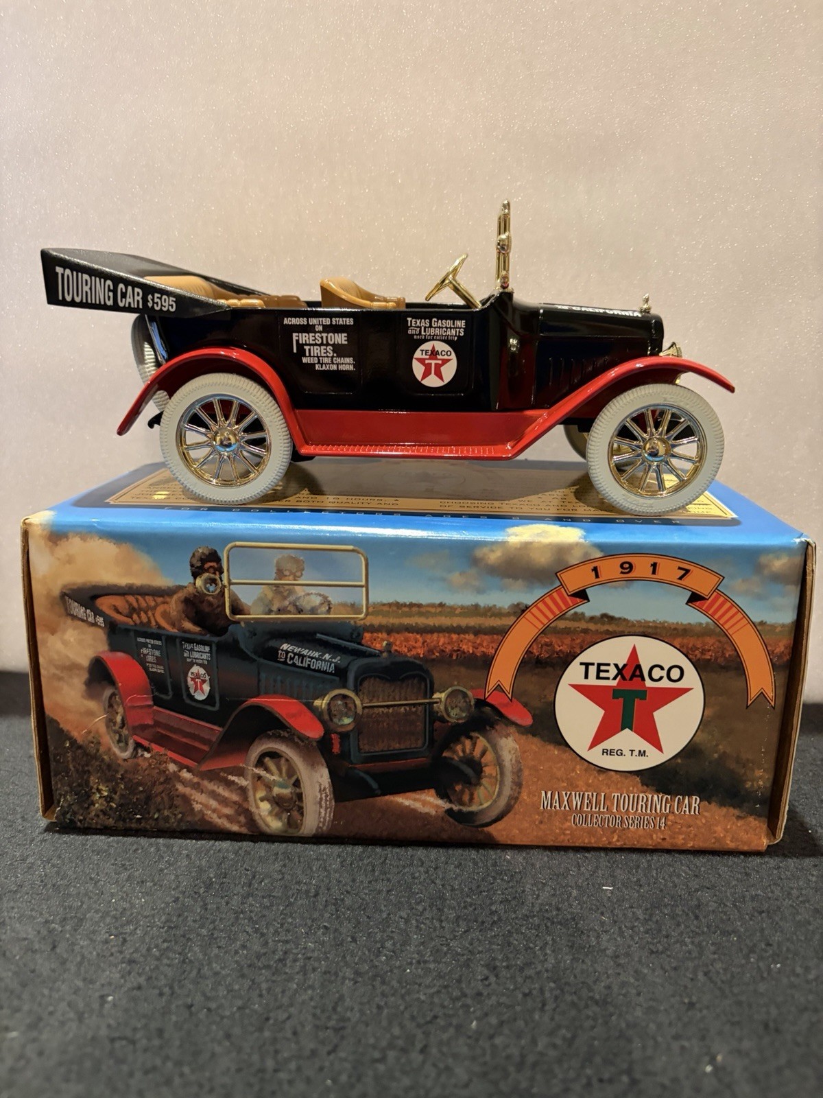 Texaco 1917 Maxwell Touring Car; Die-cast 1:25; ERTL #H500 Made In 1997