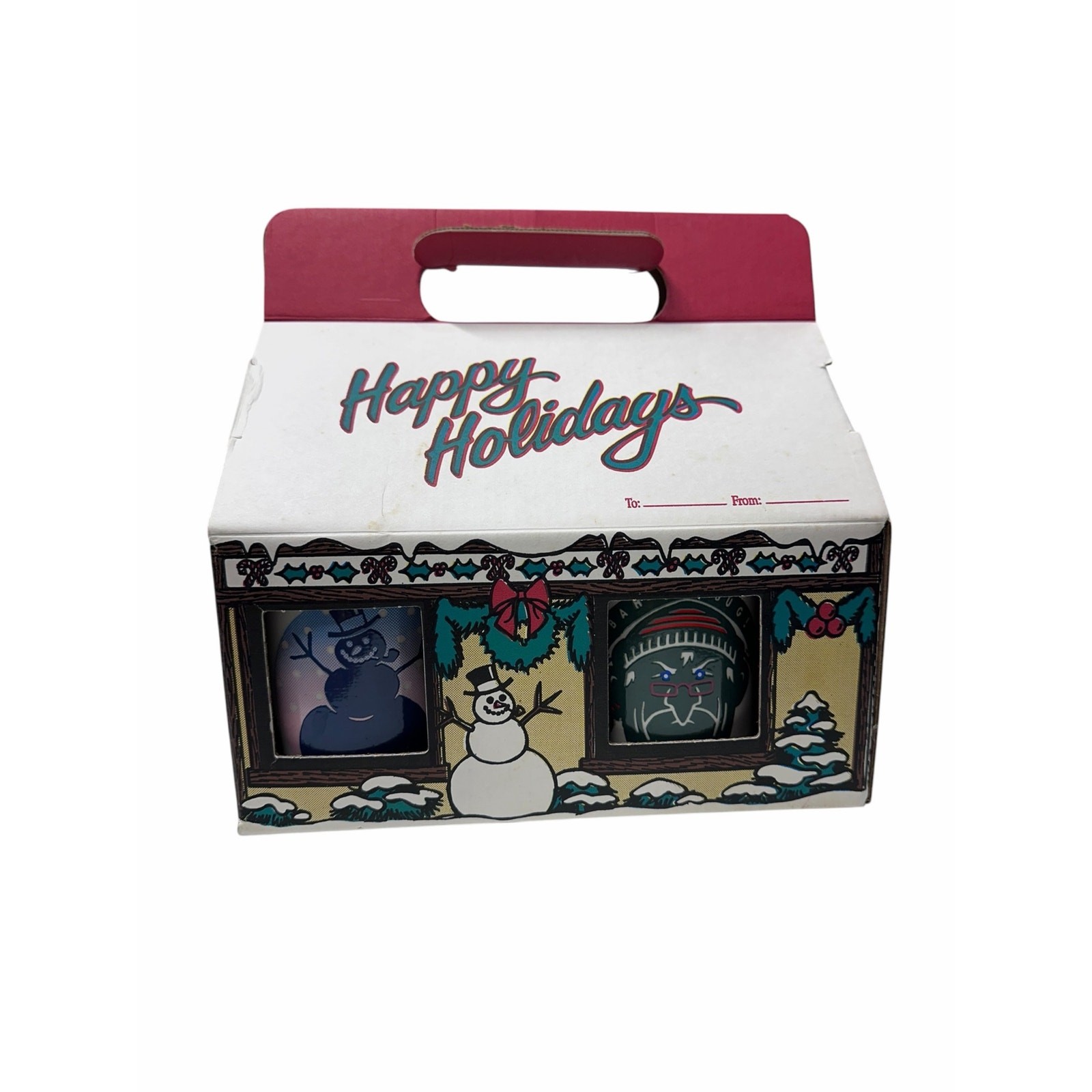 VTG Denny's Restaurant Color Changing Christmas Holiday Mugs New in Original Box VTG Denny's Restaurant Color Changing Christmas Holiday Mugs New in Original Box