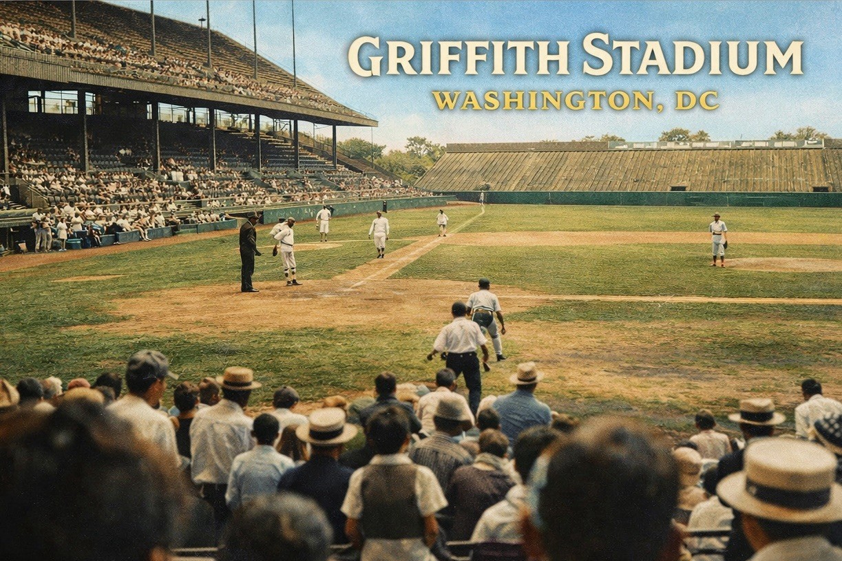 Griffith Stadium, Washington, DC MODERN Postcard Baseball B461