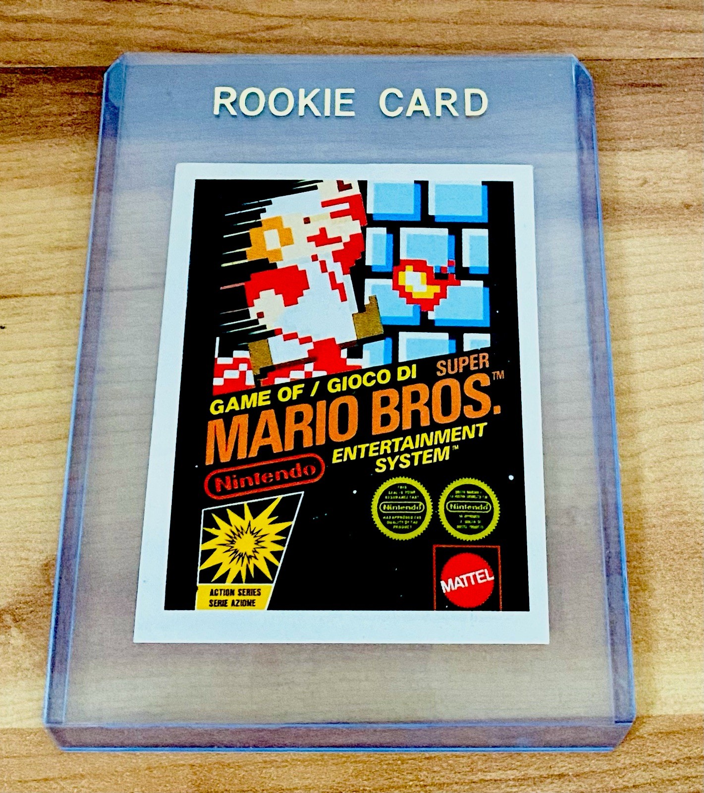 1992 Merlin Nintendo Super Mario Bros Sticker #1 RARE Vintage Mint 1992 Merlin Nintendo Super Mario Bros Sticker #1 RARE Vintage Mint
