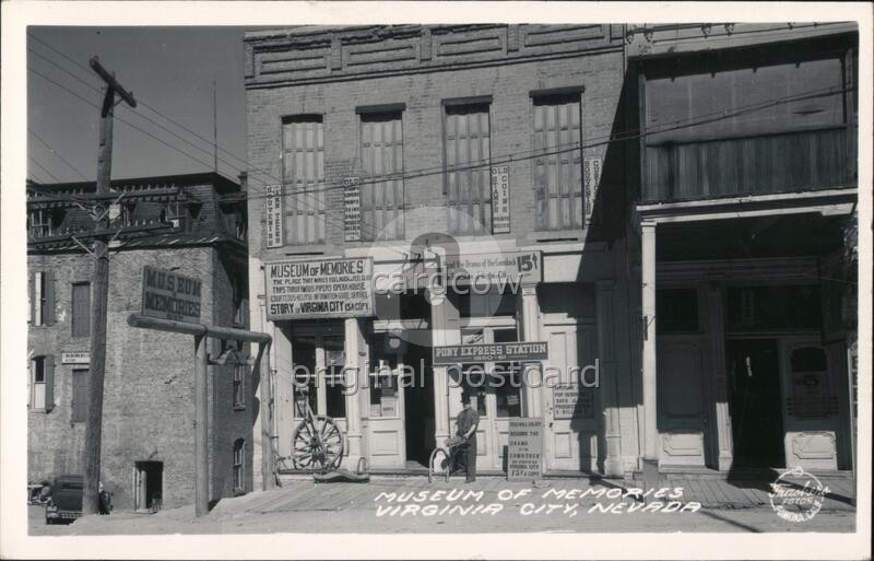 Virginia City, Nevada NV Museum of Memories Frashers Original Vintage RPPC
