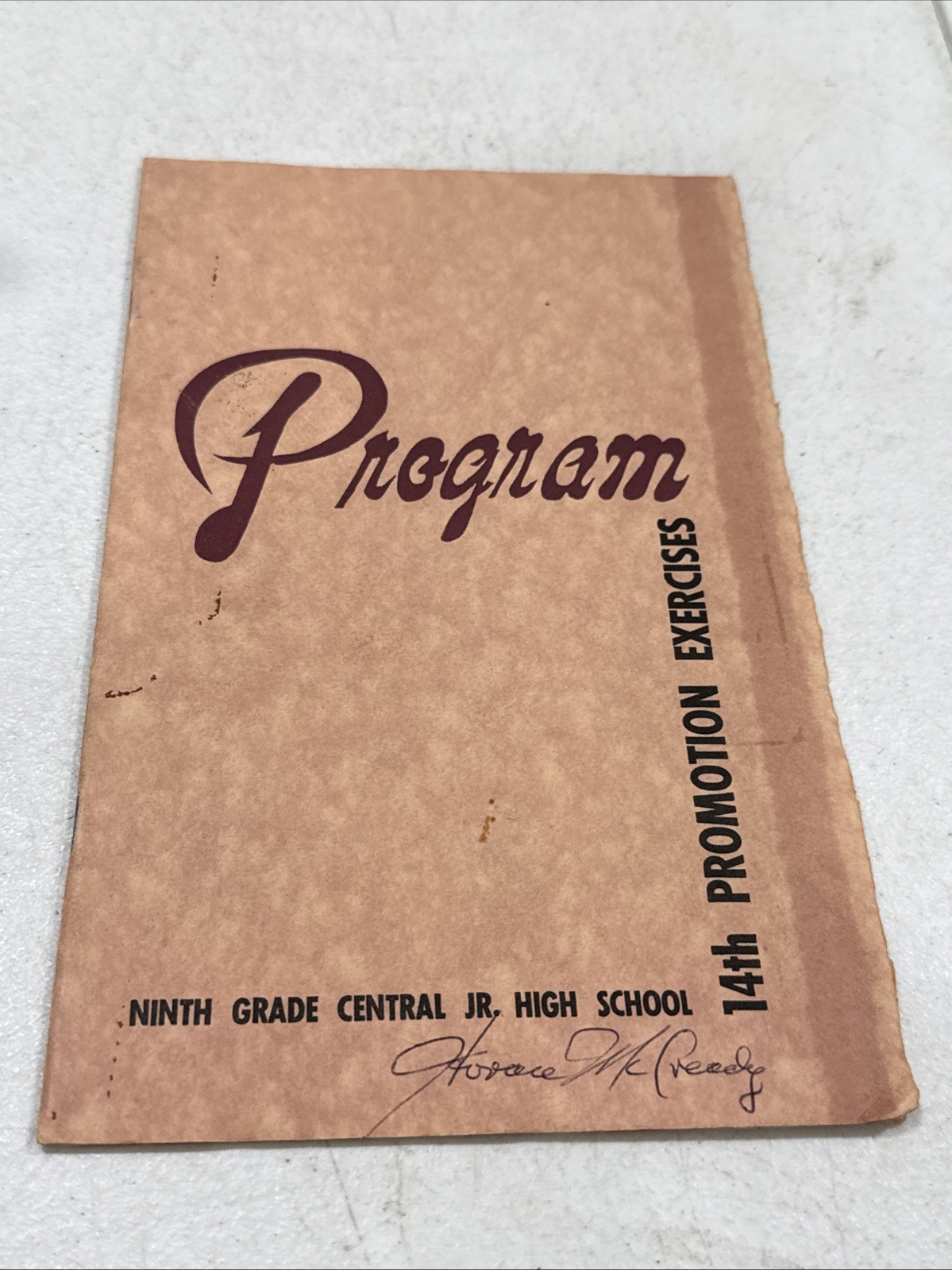 VTG Allentown Jr. High School 14th Promotion Exercises Ceremony Program