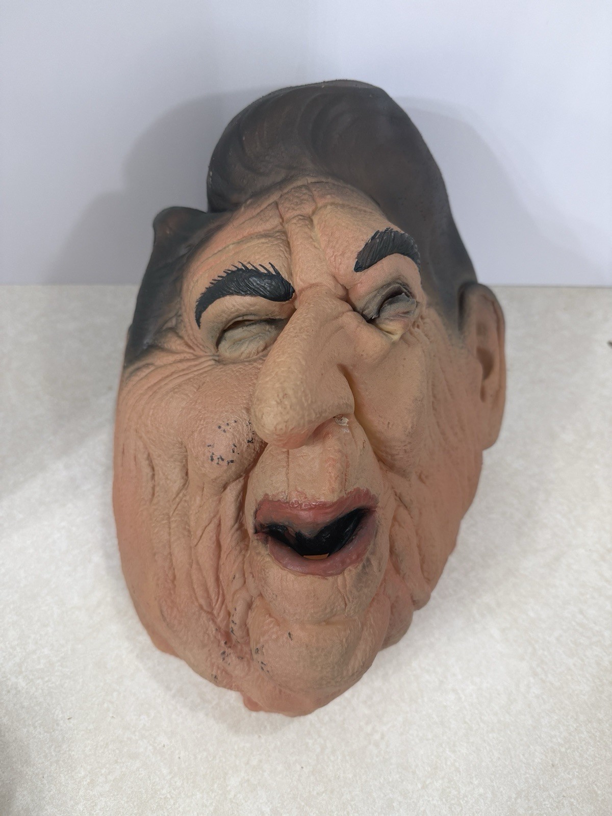 Vintage 1995 Paper Magic Group Ronald Reagan Latex Mask Halloween President