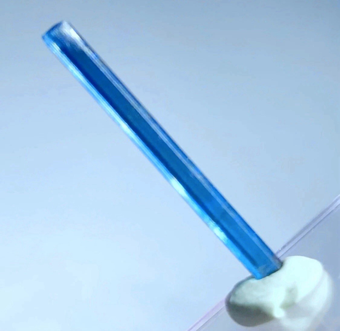 Rarest Variety Perfect Paraiba Color Tourmaline Crystal Raw Natural Specimen