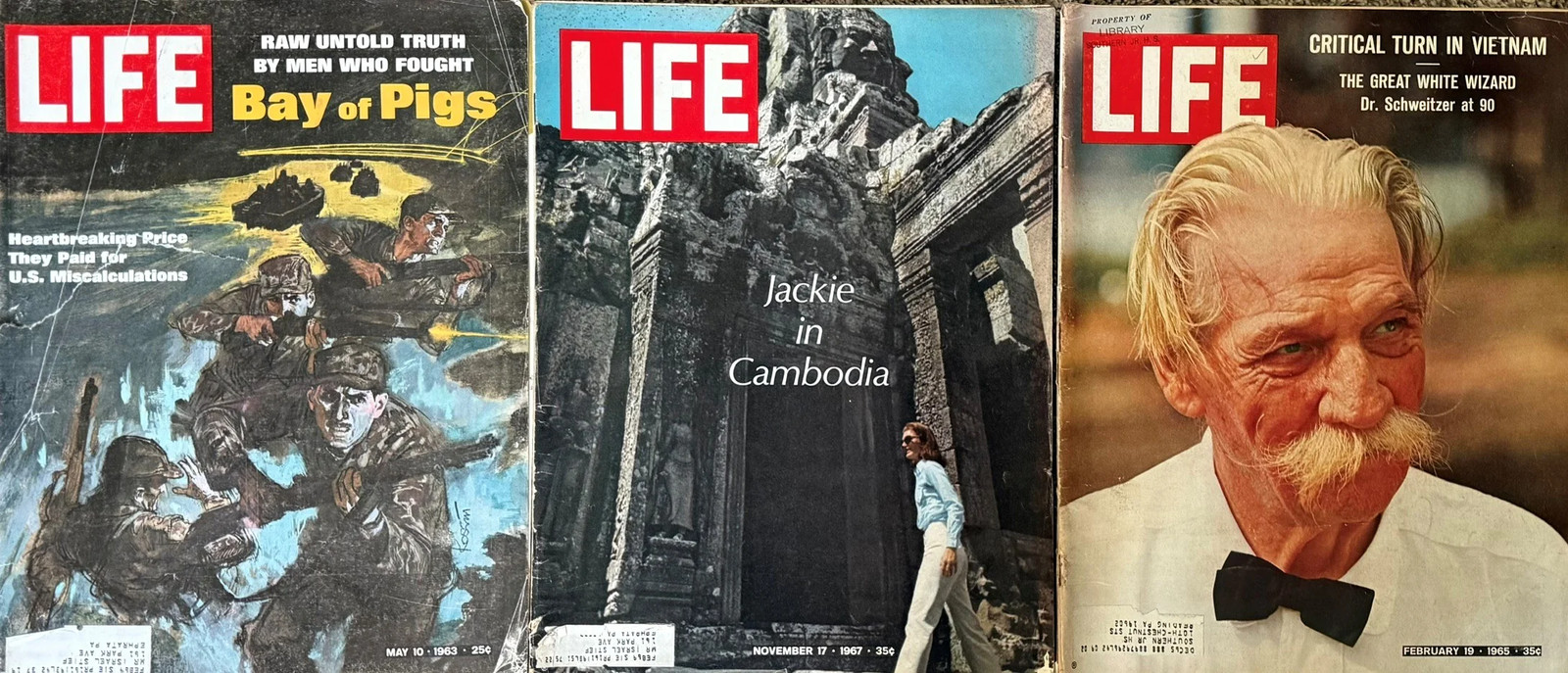 Vintage LIFE Magazine Lot of 3 (1963, 1965, 1967) – Historic Mid-Century Issues Vintage LIFE Magazine Lot of 3 (1963, 1965, 1967) – Historic Mid-Century Issues
