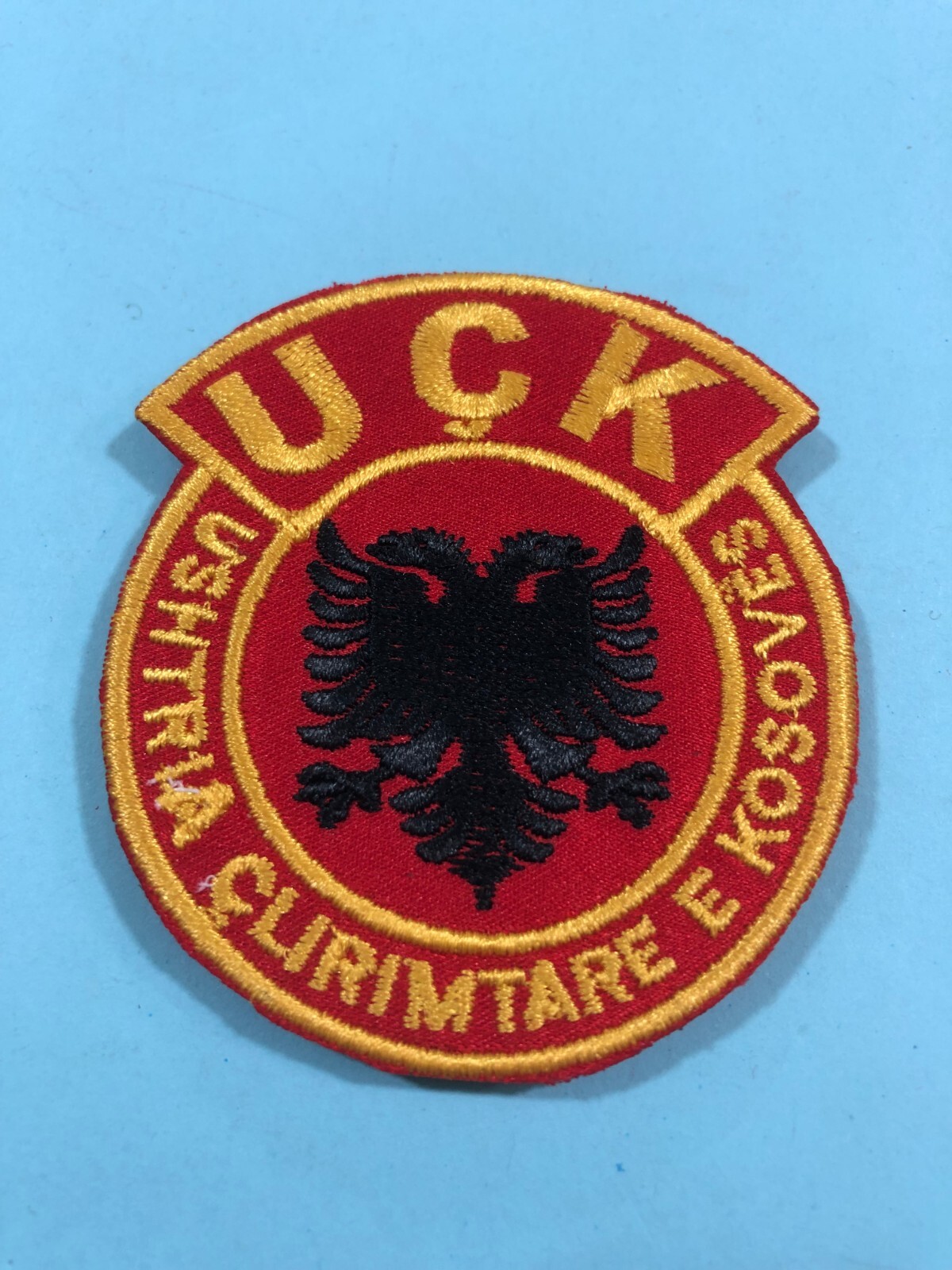 KOSOVO LIBERATION ARMY UÇK (KLA) COLLECTIBLE NEW PATCH FLAG INSIGNIA UCK KOSOVO LIBERATION ARMY UÇK (KLA) COLLECTIBLE NEW PATCH FLAG INSIGNIA UCK