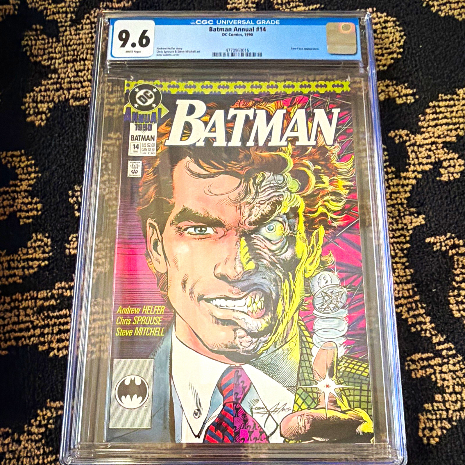 DC Comics Batman Annual #14 CGC 9.6 (1990) Batman Two-Face Harvey Dent Very Hot