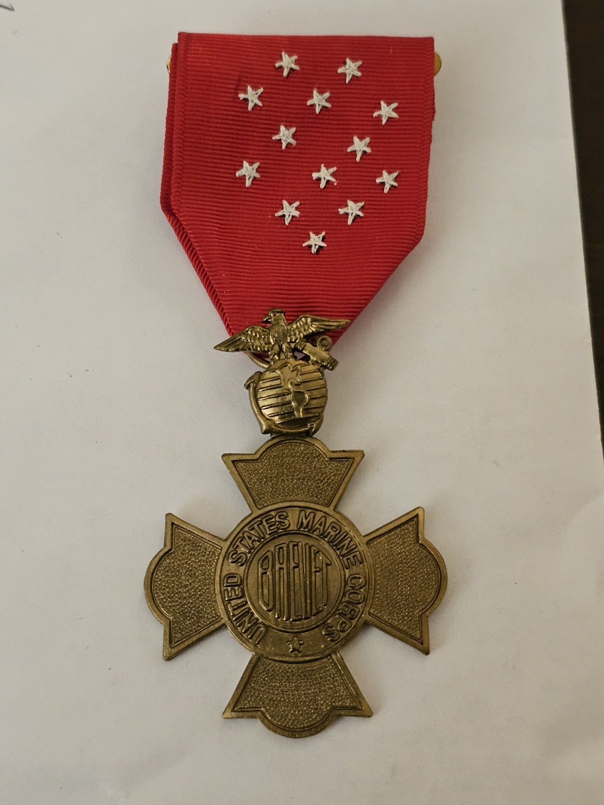 1950s 1960s USMC Marine Brevet Medal Slot Brooch L@@K 1950s 1960s USMC Marine Brevet Medal Slot Brooch L@@K