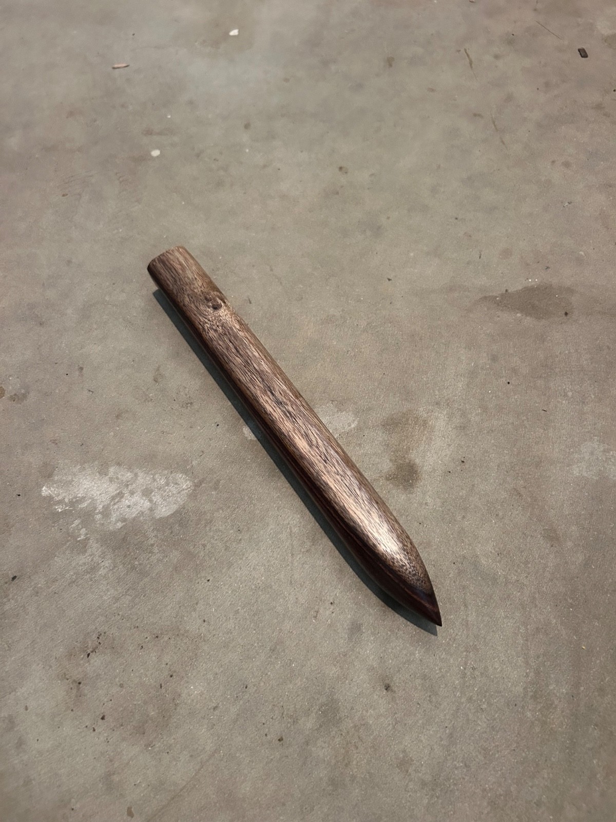 Handmade One-of-a-Kind Vampire Hunter Slayer Killing Wooden Wood Stake, Rosewood