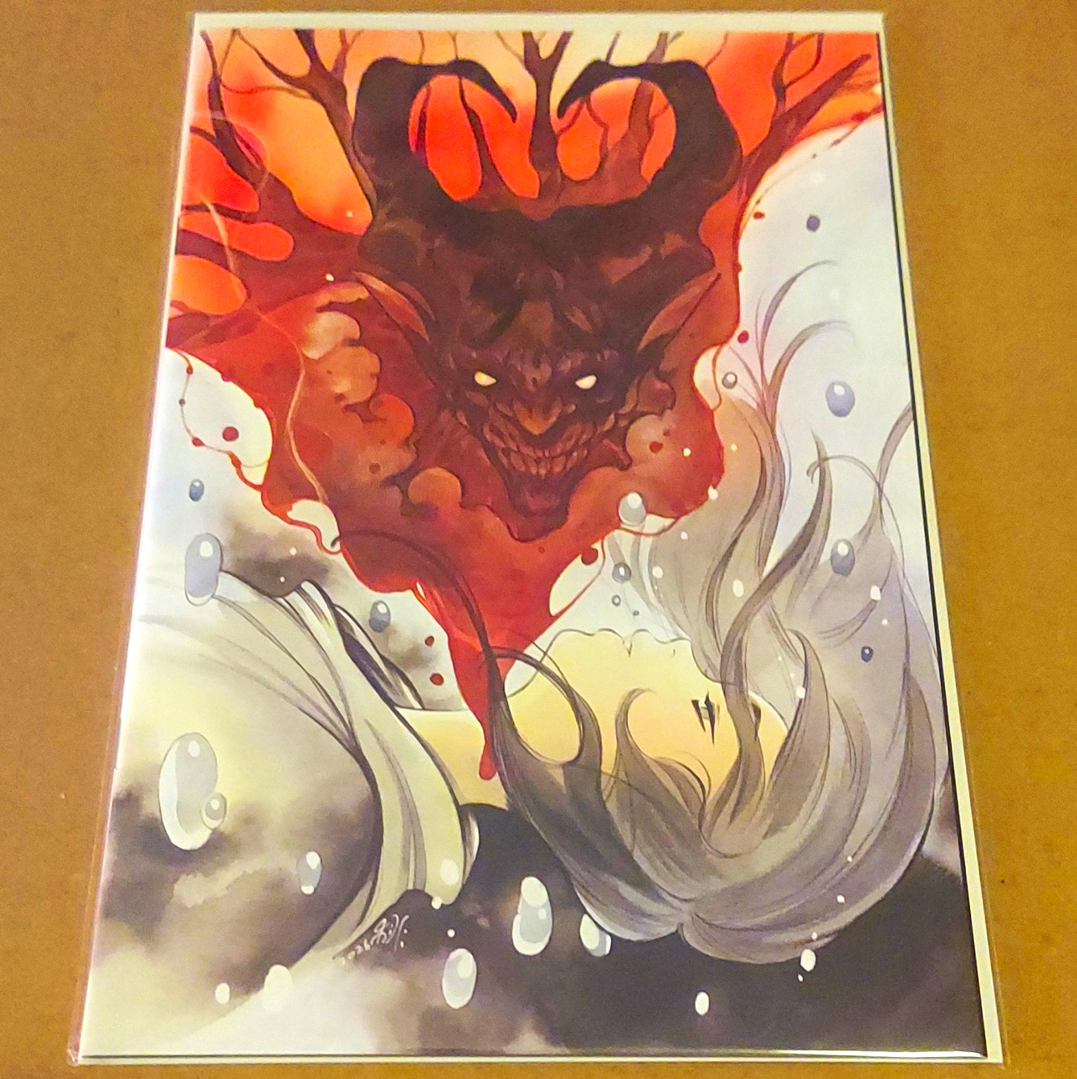 Crowbound #1 Virgin Variant 1:50 Ratio Cover Peach Momoko. Great New Indy Book