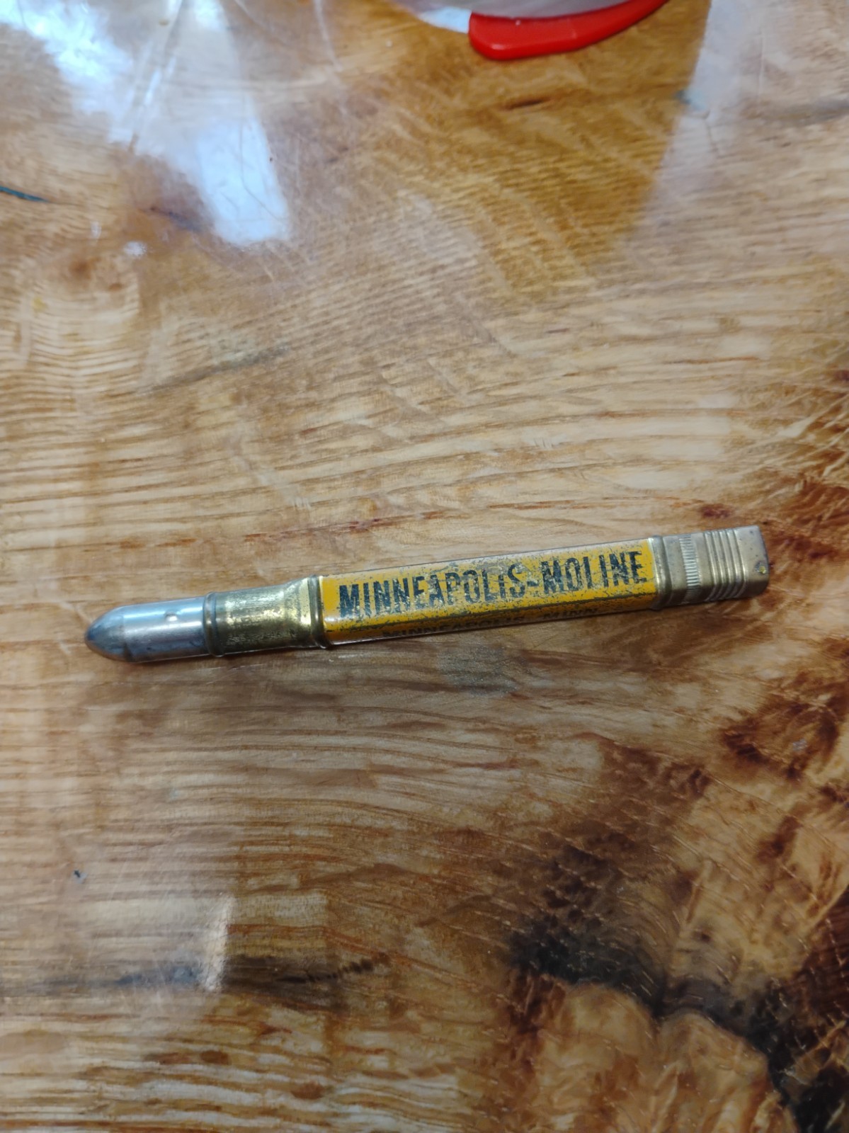 Vintage Minneapolis Moline Tractor Advertising Bullet Pencil Farm Equipment