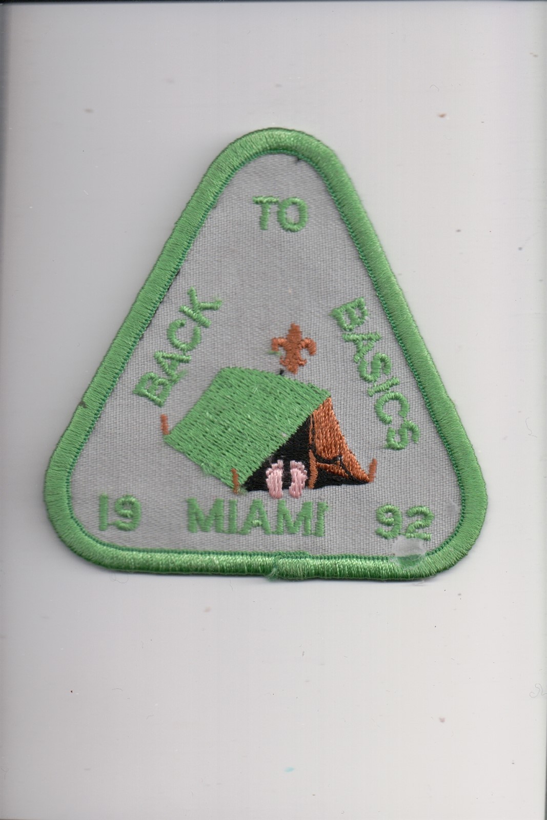 1992 Miami Back To Basics patch