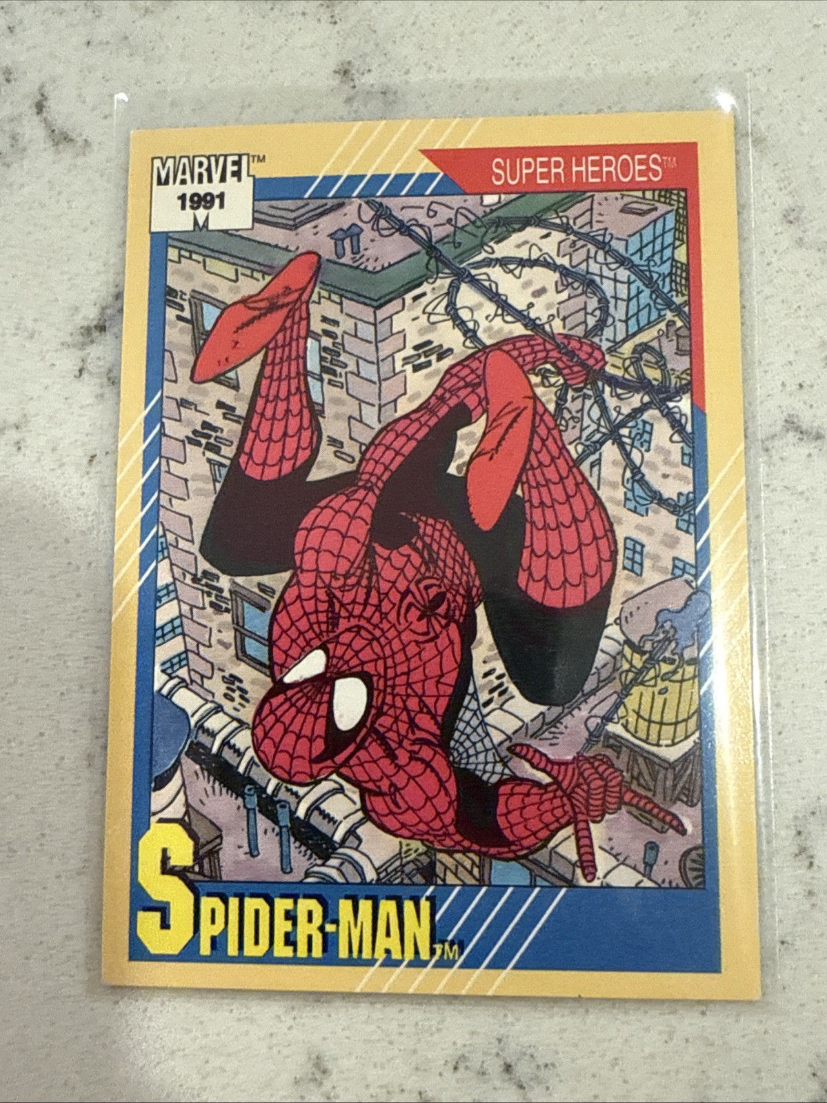 1991 Impel Marvel Super Heroes Series 2 Spider-Man Trading Card #1