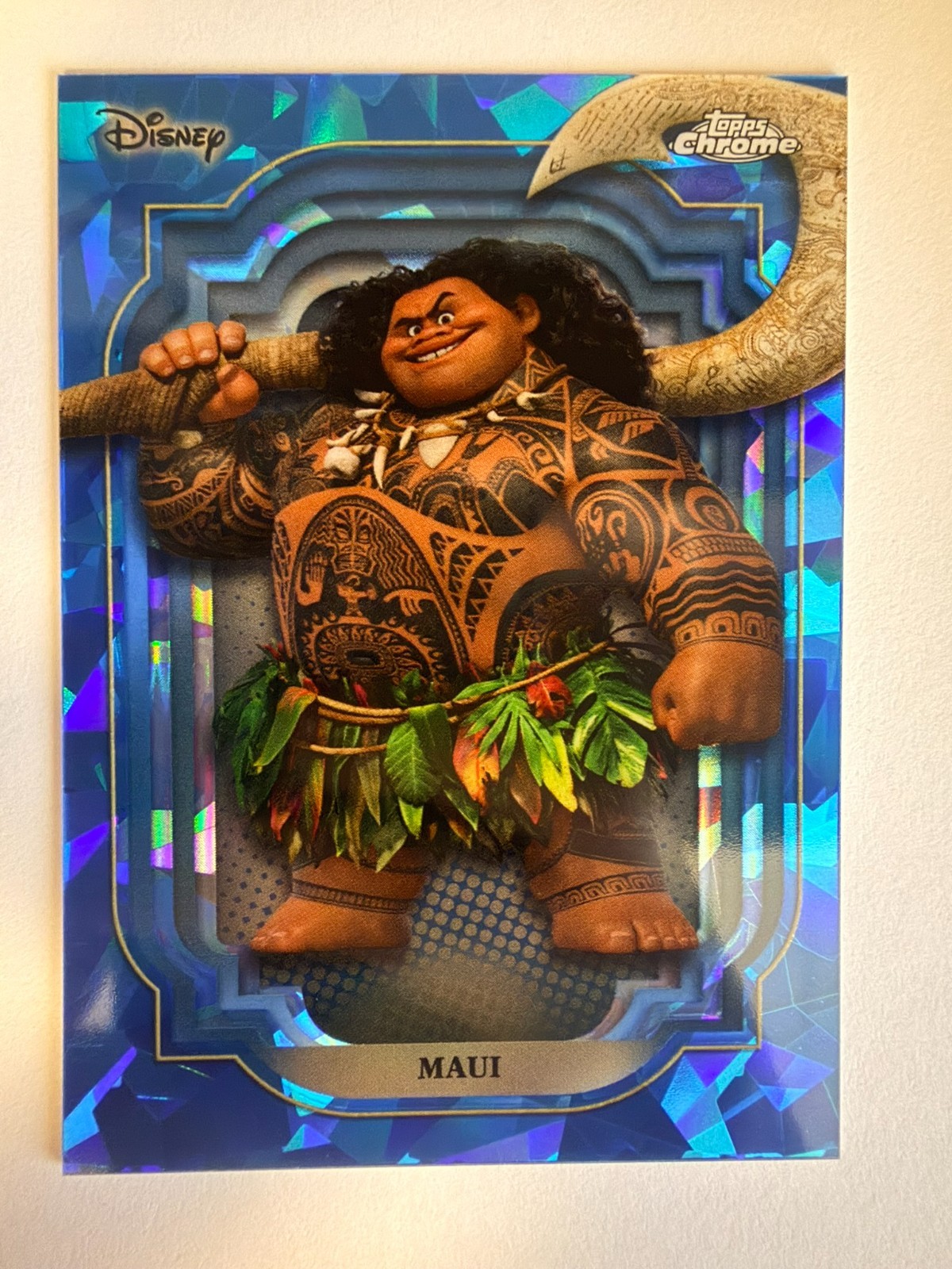 2024 Topps Chrome Disney Sapphire Maui #170 - Moana - 1st Edition Sapphire