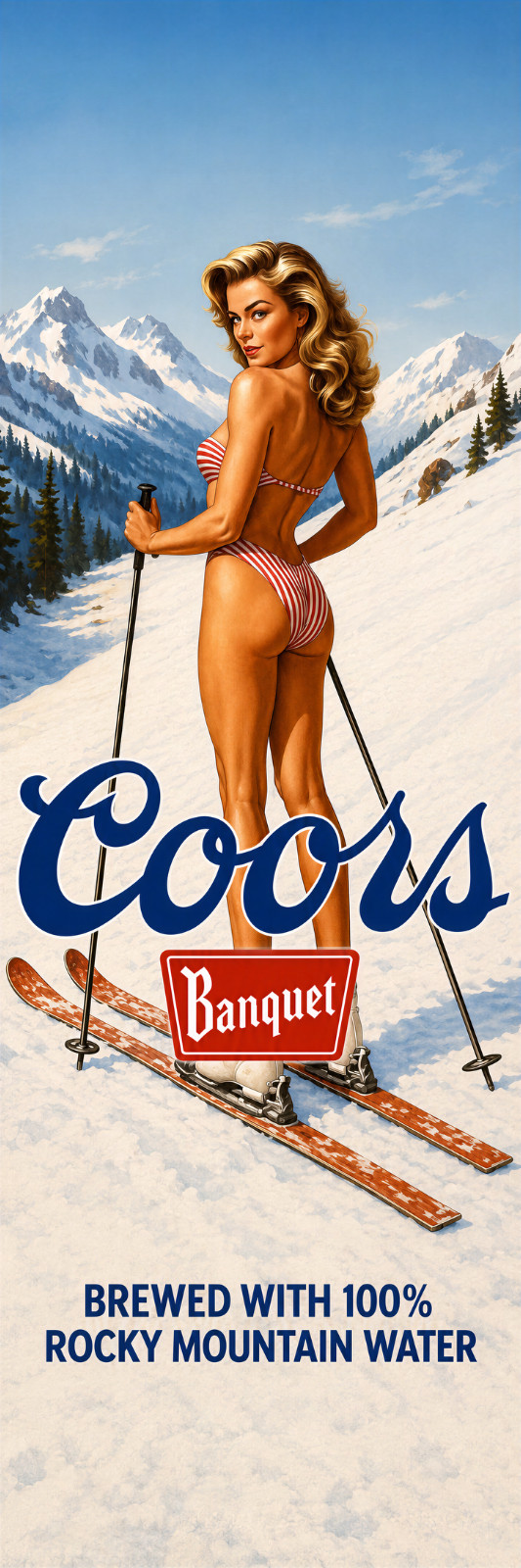 GIANT 2’X6’ VINYL BANNER - COORS BANQUET