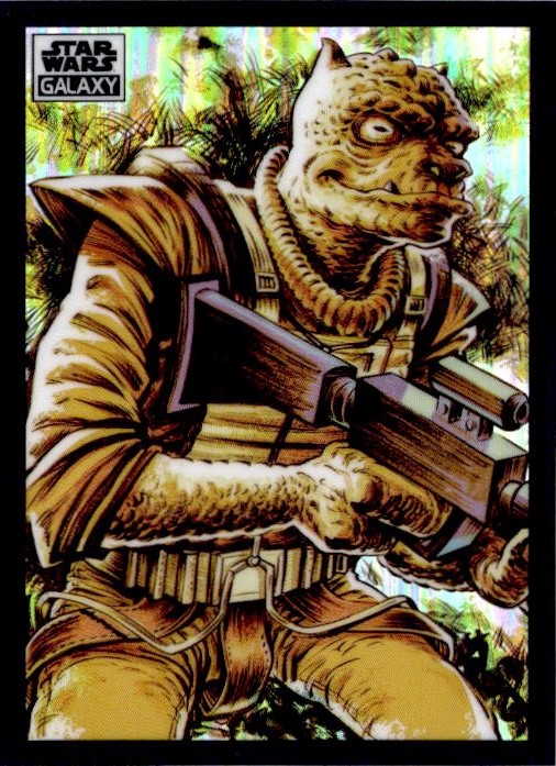 2022 Topps Chrome Star Wars Galaxy #96 Bossk Refractor