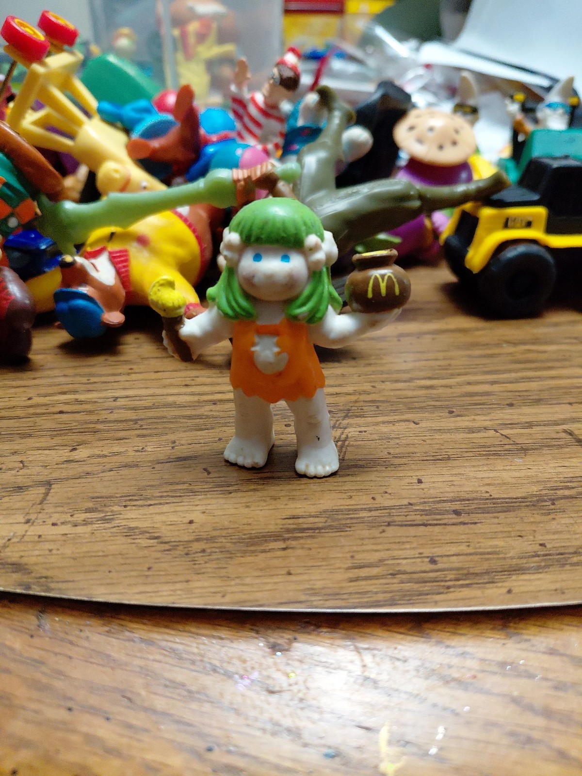 Vintage McDonald\'s McMemories Cave Girl PVC Figurine