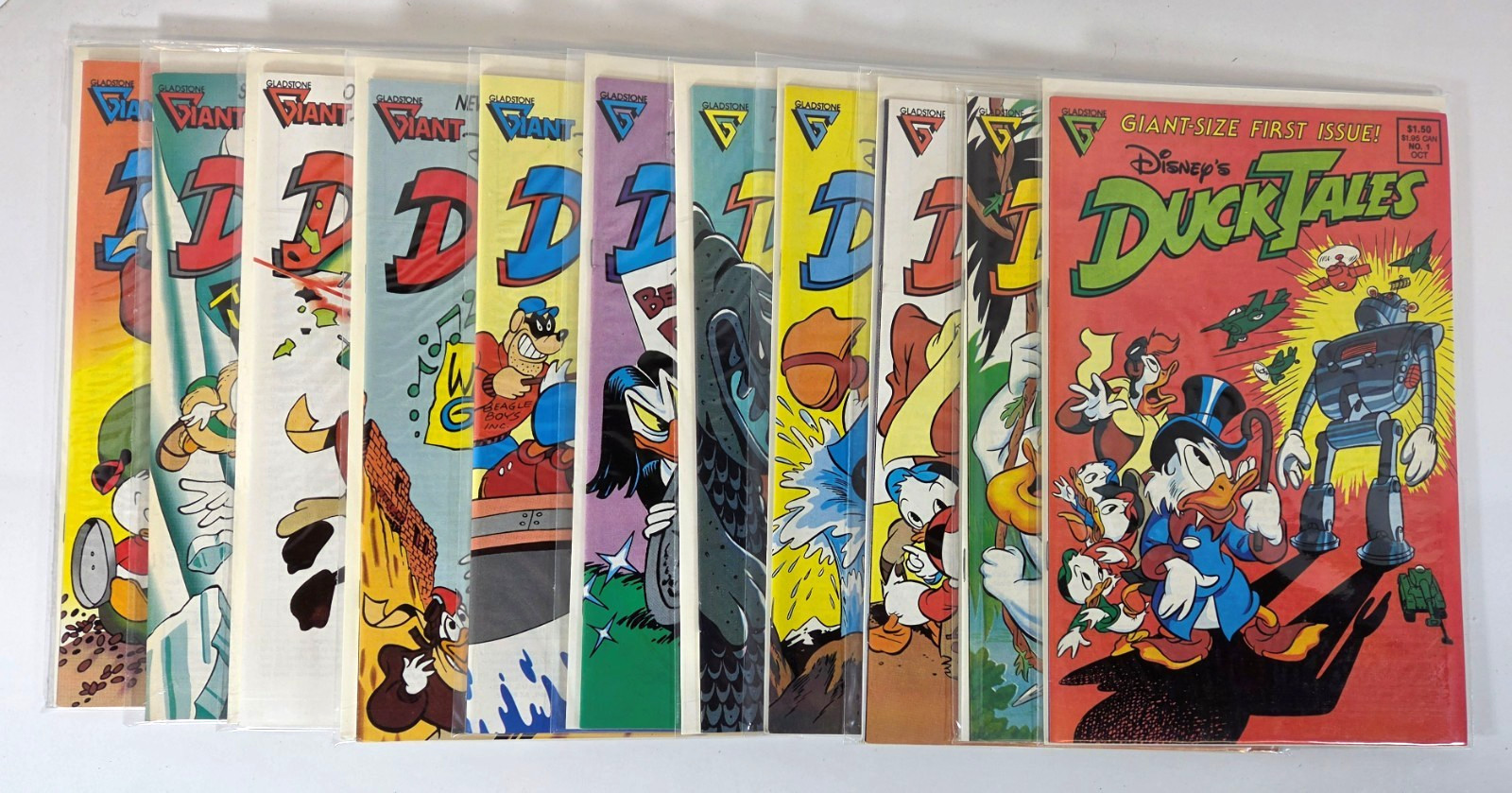 Disney's DuckTales Comics Gladstone 1988 ~ Lot of 11 ~ #1-3, 5, 7-13