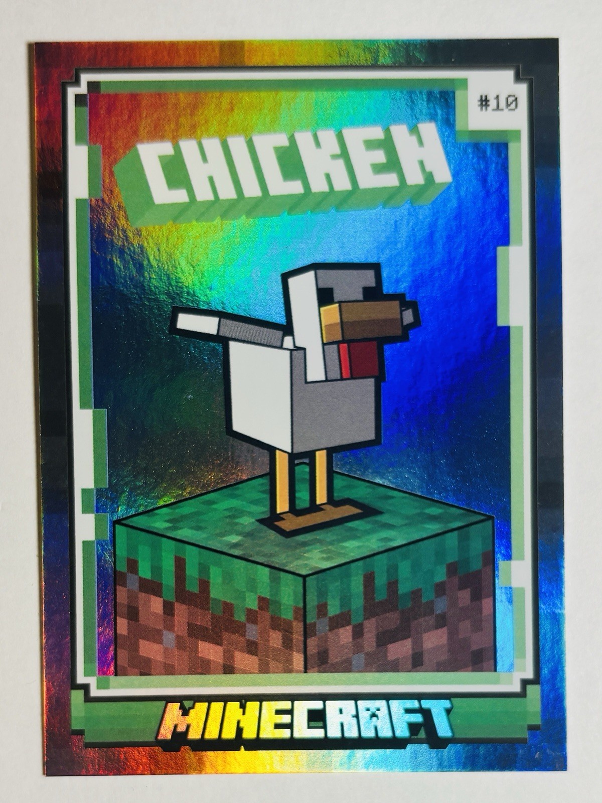 2024 Panini Minecraft - Chicken # 10 Foil Parallel /475 NM