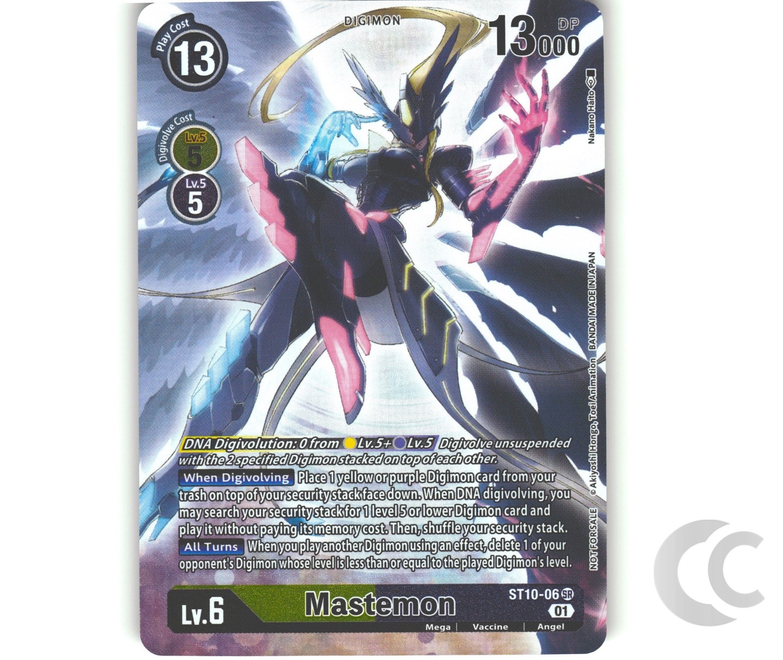 Mastemon ST10-06 Alt Art Digimon Card Game English NM Mastemon ST10-06 Alt Art Digimon Card Game English NM