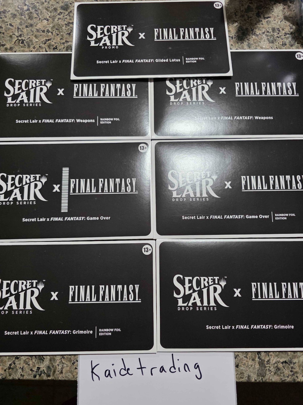 MTG Final Fantasy Secret Lair FOIL+NONFOIL+PROMO COMPLETE BUNDLE ENGLISH LOTUS