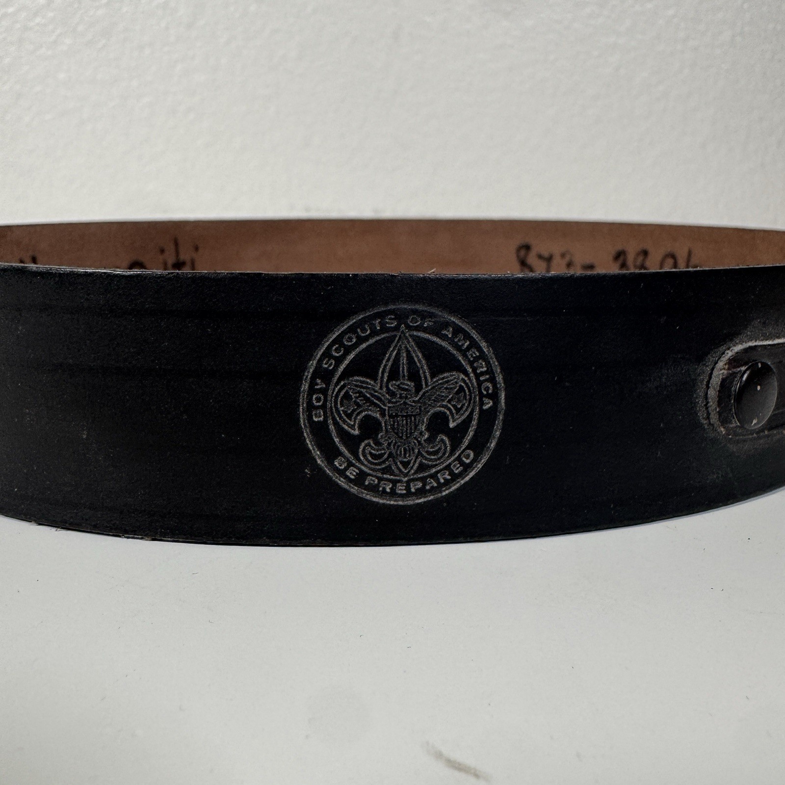 Vintage Boy Scout Leather Hat Band Replacement 27\
