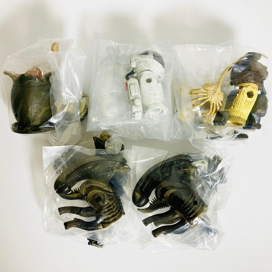 SR+ 20th Century Studios Alien Capsule Toy 5 Types Complete Set Gashapon BANDAI