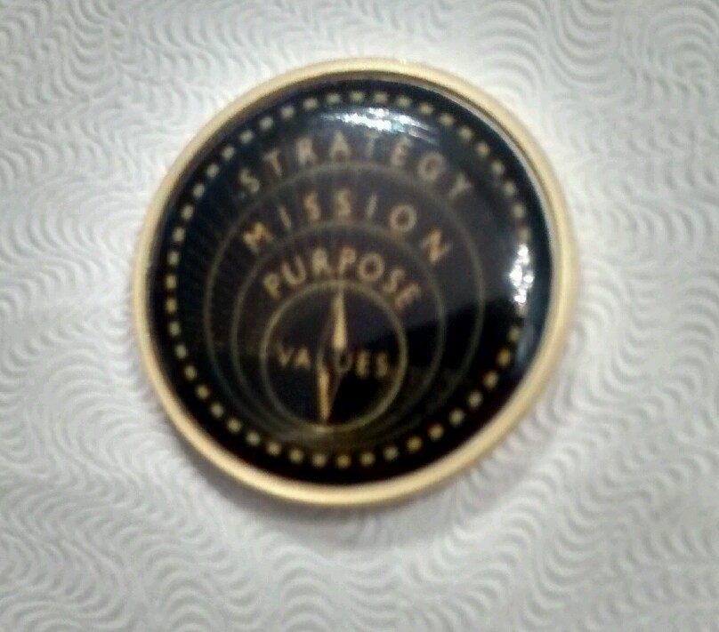 Rare pre 2003 UPS Corporate Mission Golf Ball Marker