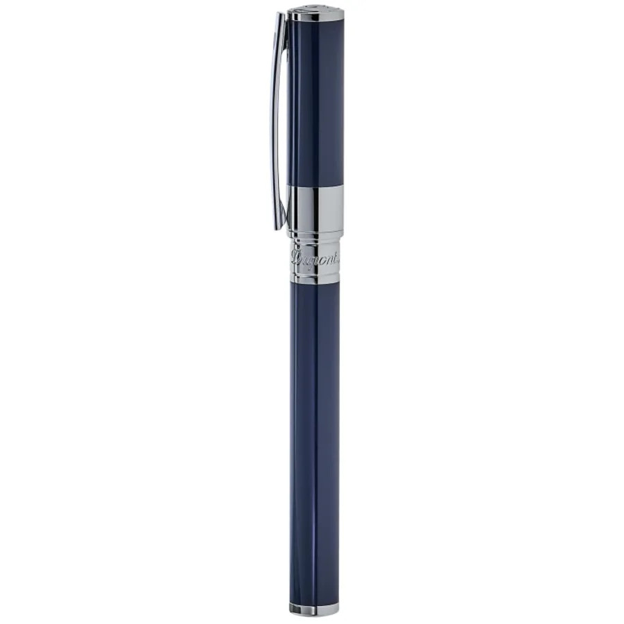 New S.T. Dupont D-Initial Blue Chrome Pen 262205