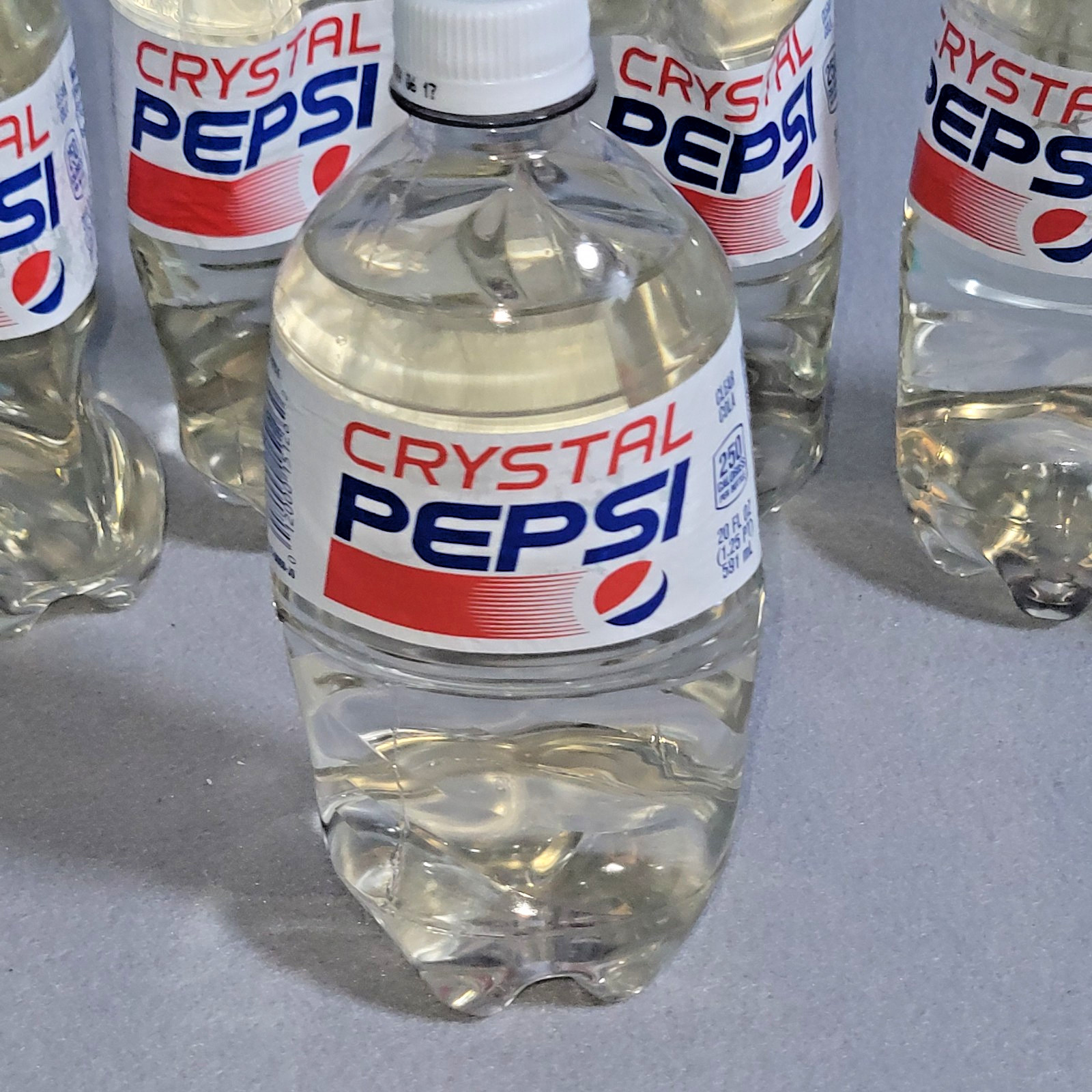 2017 Crystal Pepsi Full 20oz Bottle New Never Opened Expired