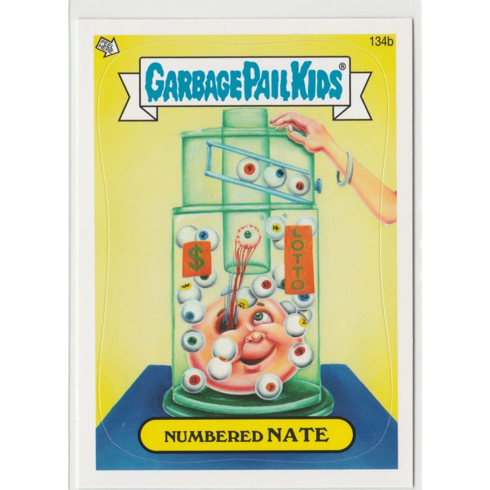 Numbered Nate #134b Garbage Pail Kids GPK 2013 Brand-New Series 3